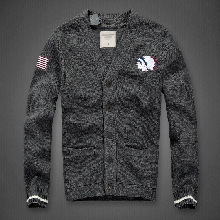 Abercrombie Fitch Hombres Cardigan Jersey AF6349